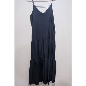 1. State Blue Flowy Tiered Dress (M)